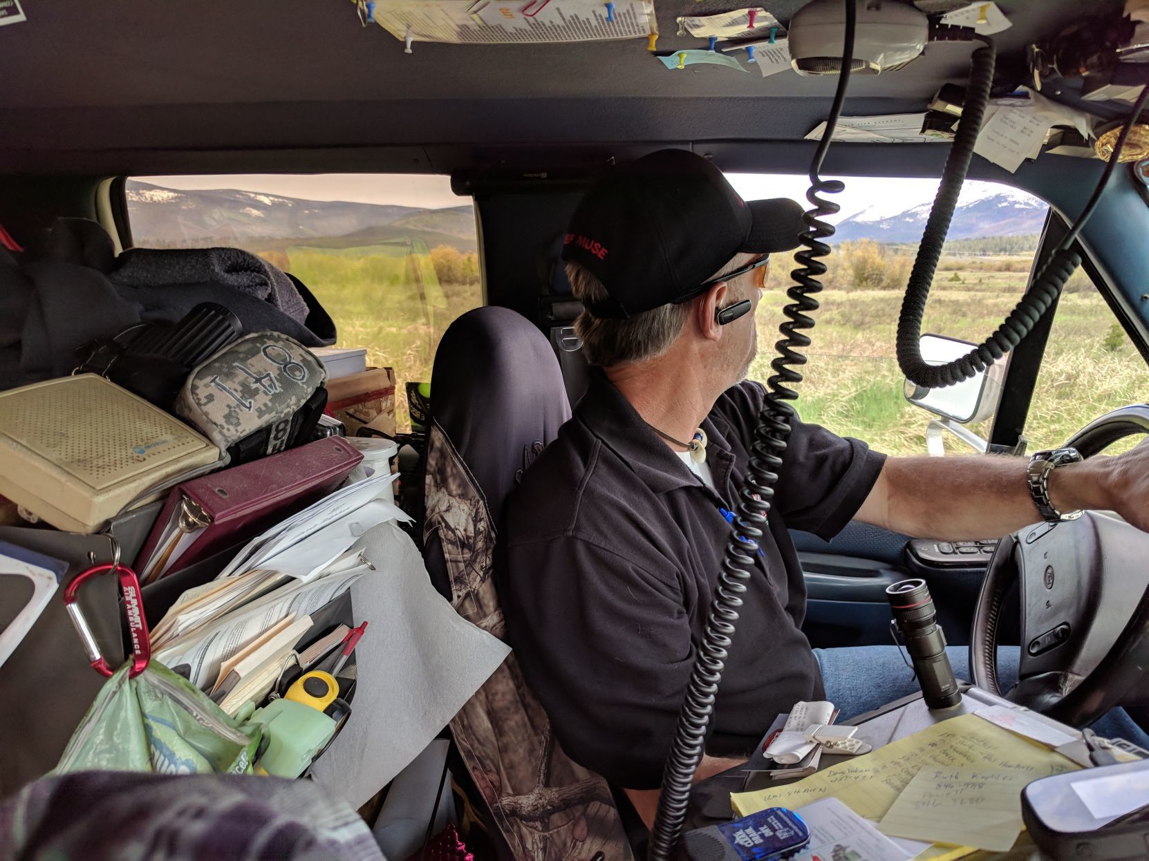 Zach Muse, chief of the Lincoln Rural Fire Department